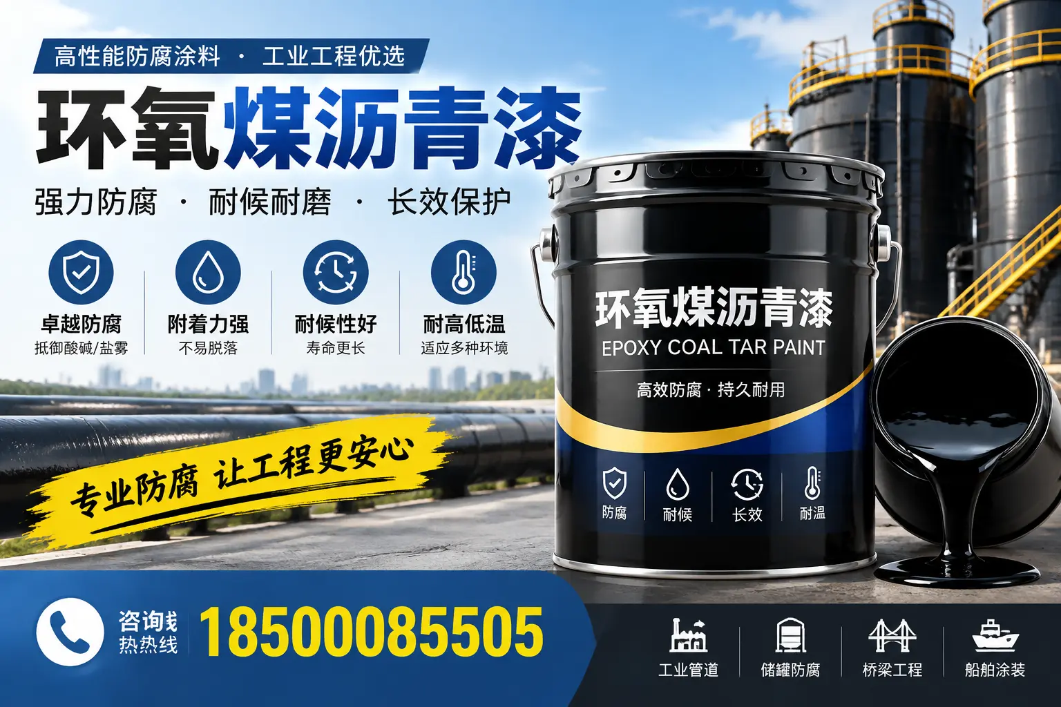 环氧煤沥青漆的施工方法与注意事项,确保在台州顺利完成